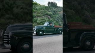 ICON OLD School TR #24 Restored And Modified Chevy Thriftmaster Pick Up BURNOUT